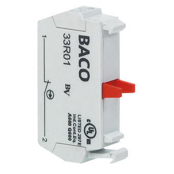 33R01 NC switch, Plug-in terminal