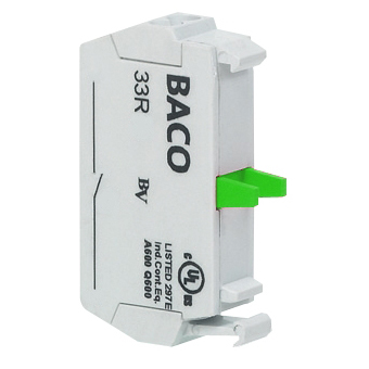33R10 NO switch, Plug-in terminal
