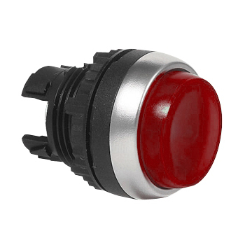 L21AK10 Drukknop Rood, Spring return, Non-flush, 22-serie