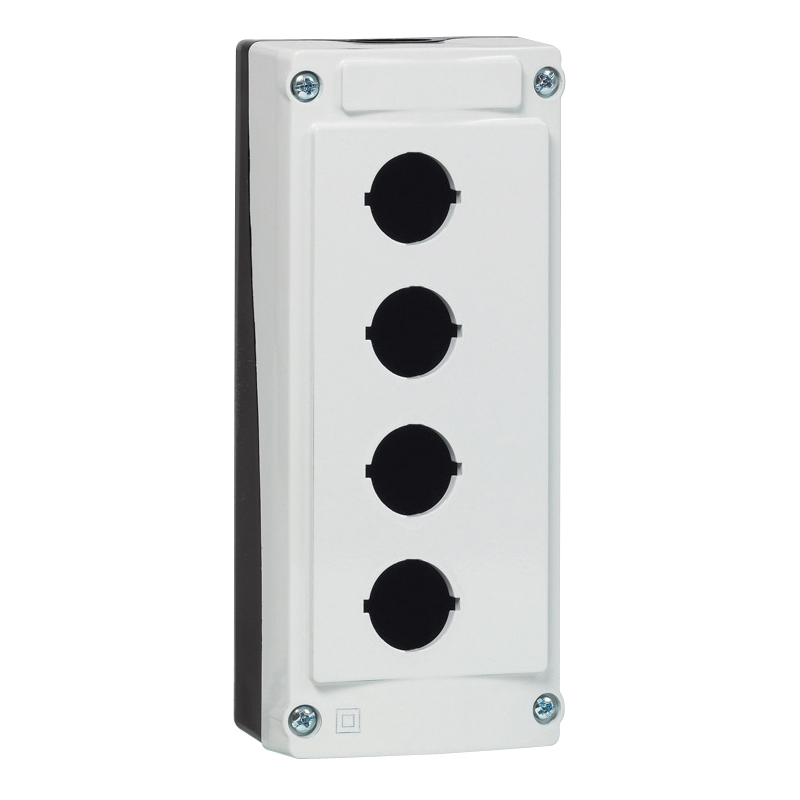 LBX0400 Lege behuizing, grijs, 4 posities