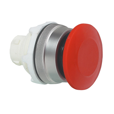 T11AD01 Paddestoelknop Rood, Spring return, 30-serie