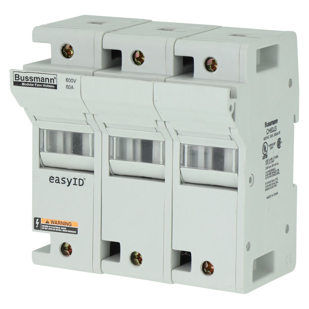 CH60J3 600V 60A 3P Zekeringhouder voor LPJ-zekeringen UL/CSA