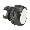 L22AA05 Drukknop Wit, Spring return, Flush, 22-serie