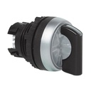 L21MJ30 Selectieschakelaar Zwart, Toggle, 90°, 22-serie