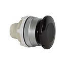 T16DD03 Paddestoelknop Zwart, Pull-to-reset, 30-serie
