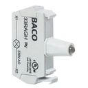 33RAYL Geel LED blok, 12 … 24 V AC/DC