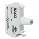 33RARM Rood LED blok, 130 Vac