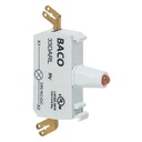33DARL Rood LED blok, 12 … 24 V AC/DC