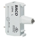 33PABL Blauw LED blok, 12 … 24 V AC/DC