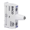 33SABH Blauw LED blok voor control stations, 230 Vac