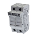 CHCC2DU 600V 30A 2P Zekeringhouder voor CC-zekeringen, 10 x 38 mm UL/CSA