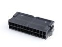 43020-2400 Micro-Fit 3.0 Plug Housing, Dual Row, 24 Circuits, Panel Mount  Ears, Low-Halogen