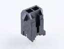 43045-0212 Micro-Fit 3.0 Vertical Header, Dual Row, 2 Circuits, with PCB Polarizing Peg, Tin