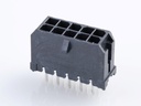 43045-1027 Micro-Fit 3.0 Vertical Header, Dual Row, 10 Circuits, with  PCB Polarizing Peg, Tin