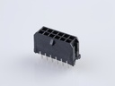 43045-1225 Micro-Fit 3.0 Vertical Header, Dual Row, 12 Circuits, with  PCB Press-fit Metal Retention Clip, Gold