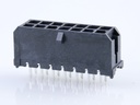 43045-1429 Micro-Fit 3.0 Vertical Header, Dual Row, 14 Circuits, with  PCB Polarizing Peg, Gold