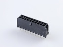43045-2024 Micro-Fit 3.0 Vertical Header, Dual Row, 20 Circuits, with  PCB Press-fit Metal Retention Clip, Tin