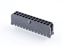 43045-2412 Micro-Fit 3.0 Vertical Header, Dual Row, 24 Circuits, with  PCB Polarizing Peg, Tin
