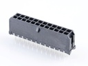 43045-2429 Micro-Fit 3.0 Vertical Header, Dual Row, 24 Circuits, with  PCB Polarizing Peg, Gold