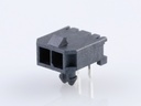 43650-0200 Micro-Fit 3.0 Right-Angle Header, Single Row, 2 Circuits, with Snap-in Plastic Peg PCB Lock, Tin