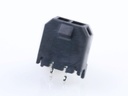 43650-0217 Micro-Fit 3.0 Vertical Header, Single Row, 2 Circuits, with PCB Polarizing Peg, Gold