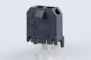 43650-0229 Micro-Fit 3.0 Vertical Header, Single Row, 2 Circuits, with PCB Polarizing Peg, Gold