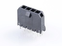 43650-0418 Micro-Fit 3.0 Vertical Header, Single Row, 4 Circuits, with PCB Press-fit Metal Retention Clip, Tin