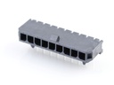 43650-0900 Micro-Fit 3.0 Right-Angle Header, Single Row, 9 Circuits, with Snap-in Plastic Peg PCB Lock, Tin