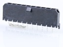 43650-1016 Micro-Fit 3.0 Vertical Header, Single Row, 10 Circuits, with PCB Polarizing Peg, Gold