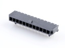 43650-1200 Micro-Fit 3.0 Right-Angle Header, Single Row, 12 Circuits,  with Snap-in Plastic Peg PCB Lock, Tin