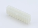 39-28-1243 Mini-Fit Jr. Vertical Header, Dual Row, 24 Circuits, without Snap-in Plastic Peg PCB Lock, Tin