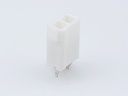 39-28-8020 Mini-Fit Jr. Vertical Header, Dual Row, 2 Circuits, without Snap-in Plastic Peg PCB Lock, Tin