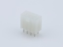 39-29-3086 Mini-Fit Jr. Vertical Header, Dual Row, 8 Circuits, without Snap-in Plastic Peg PCB Lock, Tin