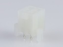 39-29-9043 Mini-Fit Jr. Vertical Header, Dual Row, 4 Circuits, with Snap-in Plastic Peg PCB Lock, Tin
