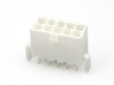 39-29-9107 Mini-Fit Jr. Vertical Header, Dual Row, 10 Circuits, with Snap-in Plastic Peg PCB Lock, Tin