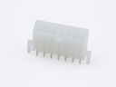 39-29-9143 Mini-Fit Jr. Vertical Header, Dual Row, 14 Circuits, with Snap-in Plastic Peg PCB Lock, Tin
