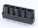 42819-5213 Mini-Fit Sr. Header, Single Row, Vertical, 1.57mm PCB Thickness, 0.76µm Gold (Au) Selective Plating, 5 Circuits