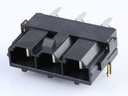 42820-3213 Mini-Fit Sr. Header, Single Row, Right-Angle, 1.57mm PCB Thickness, 0.76µm Gold (Au) Selective Plating, 3 Circuits
