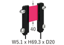 NF-TS40 Through beam lichtgeleider