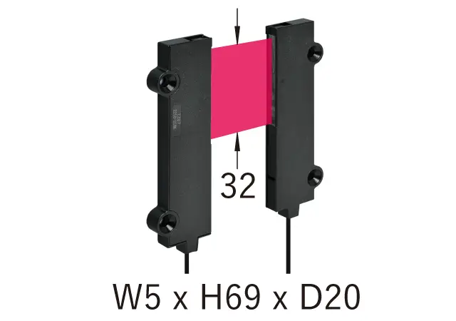 OPTEX FA NF-TZ07 Through beam lichtgeleider