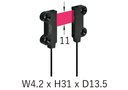 NF-TZ09 Through beam lichtgeleider