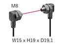 NF-TR8CF Through beam lichtgeleider