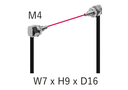 NF-TR4CF Through beam lichtgeleider