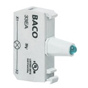 33EAGL Groen LED blok, 12 … 24 V AC/DC