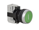 L21AA82B Drukknop Groen, Spring return, 'I', Flush, met NC contact, 22-serie