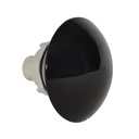 T16AE03 Paddestoelknop Zwart, Spring return, 30-serie